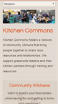 Mobile Screenshot of kitchencommons.net